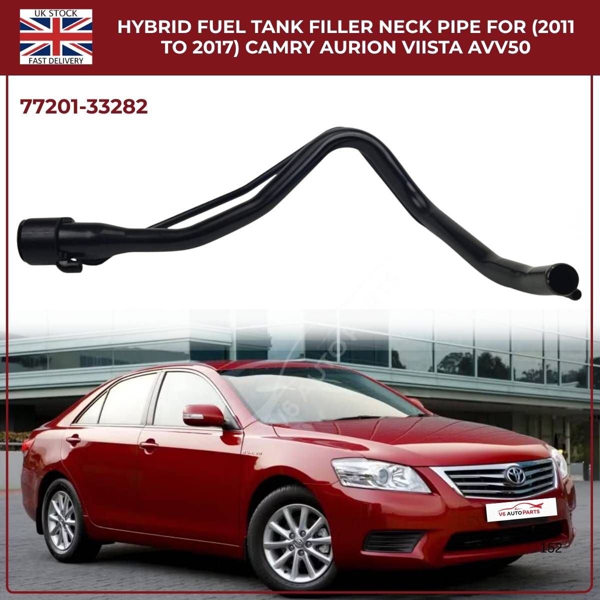 Hybrid Fuel Tank Filler Neck Pipe For Toyota Camry, Aurion, Vista AVV50 (2011–2017)