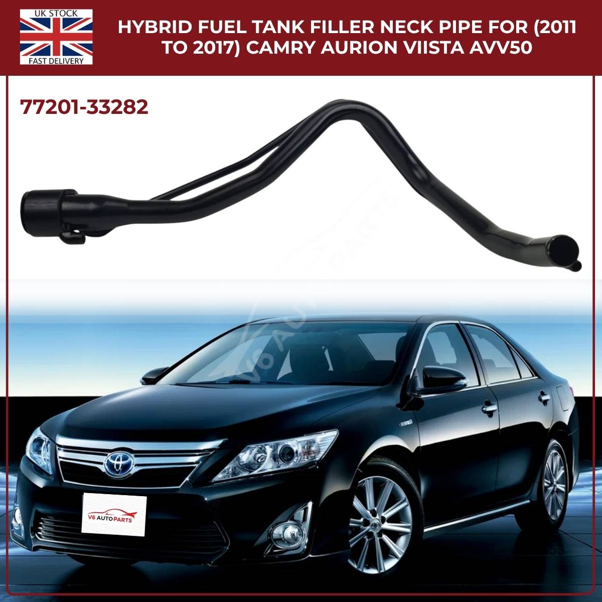 Hybrid Fuel Tank Filler Neck Pipe For Toyota Camry, Aurion, Vista AVV50 (2011–2017)