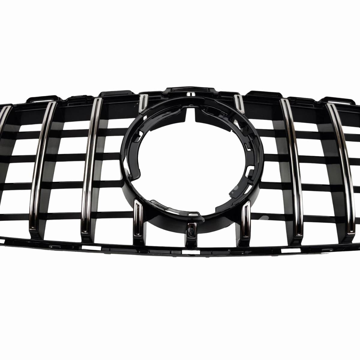 Front Radiator Panamericana Chrome Grille – Mercedes C‑Class A205 C300 C180d C43 GTR (2018–2020)