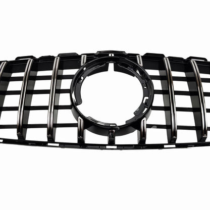 Front Radiator Panamericana Chrome Grille – Mercedes C‑Class A205 C300 C180d C43 GTR (2018–2020)