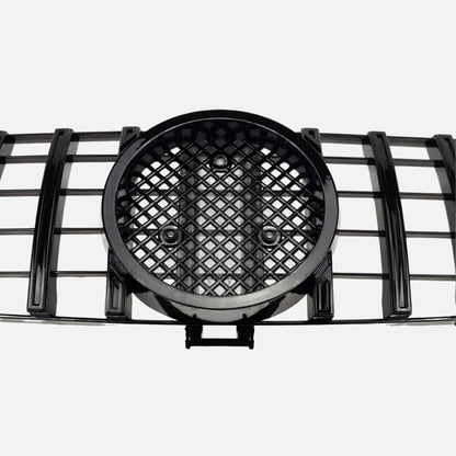 For Mercedes CLS-Class W219 GT Front Grille – Gloss Black Radiator Grill Upgrade (2005–2008)