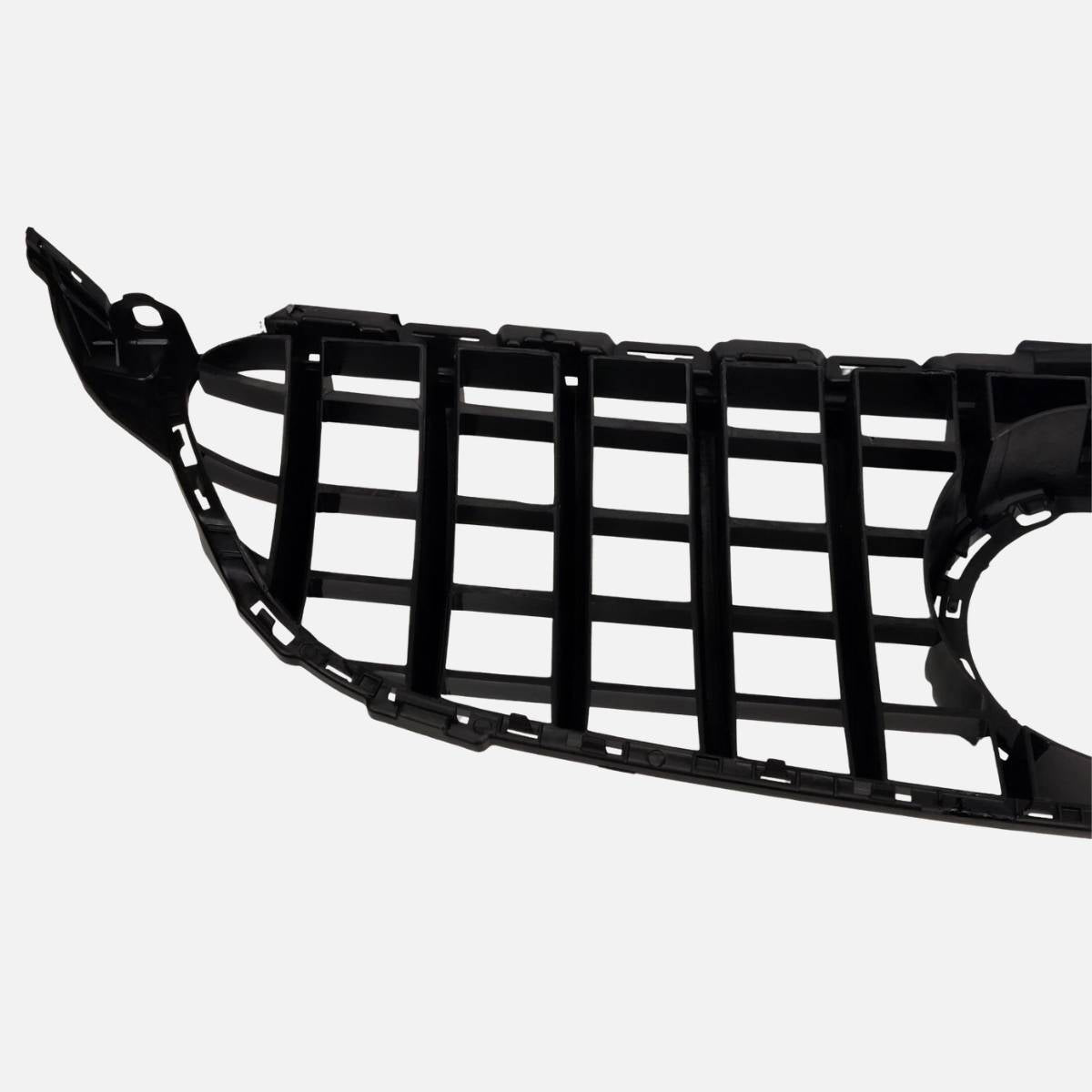 Front Bumper Panamericana Gloss Black Grille – Mercedes C‑Class S205 (2018–2020 C43 AMG)
