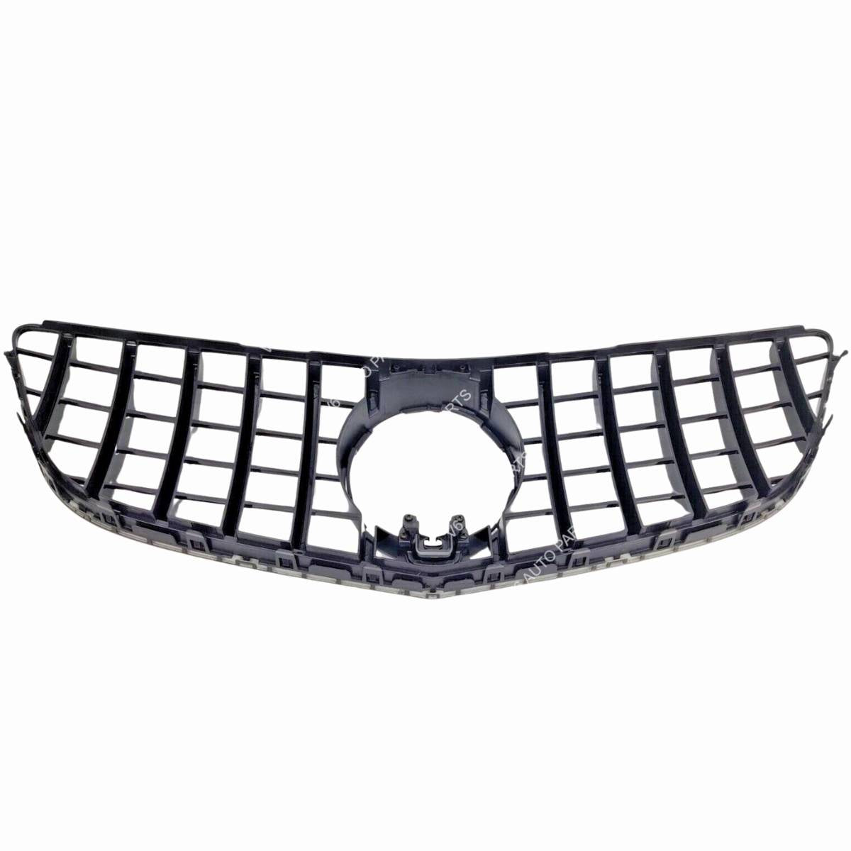 For Mercedes E-Class W207 GT Panamericana Front Bumper Grille – Gloss Black (E220, E300 | 2013–2016 Facelift)