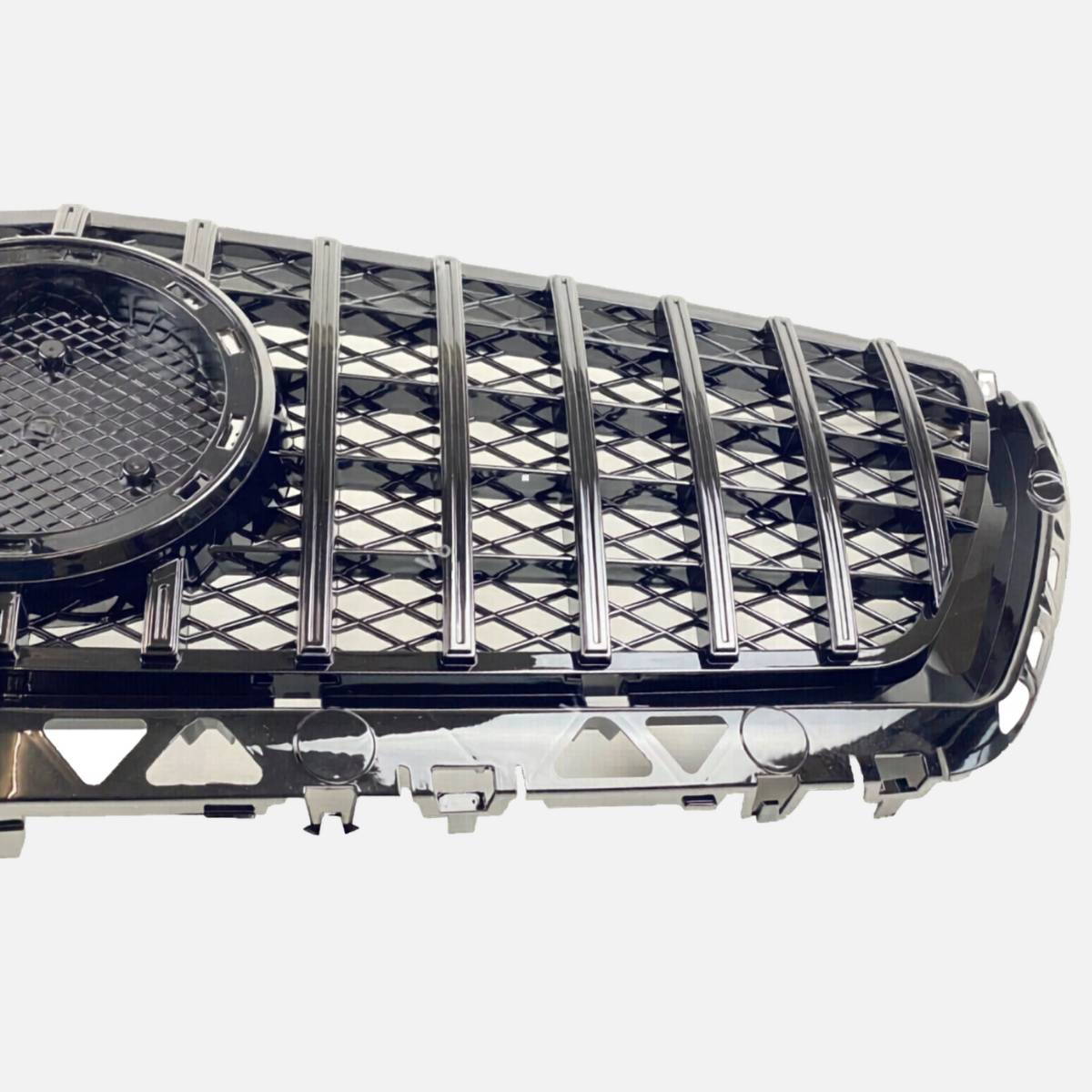 GT Panamericana Style Front Bumper Grille for Mercedes-Benz Sprinter 313 W906 (2013–2018 Facelift) – Gloss Black Radiator Grille Replacement