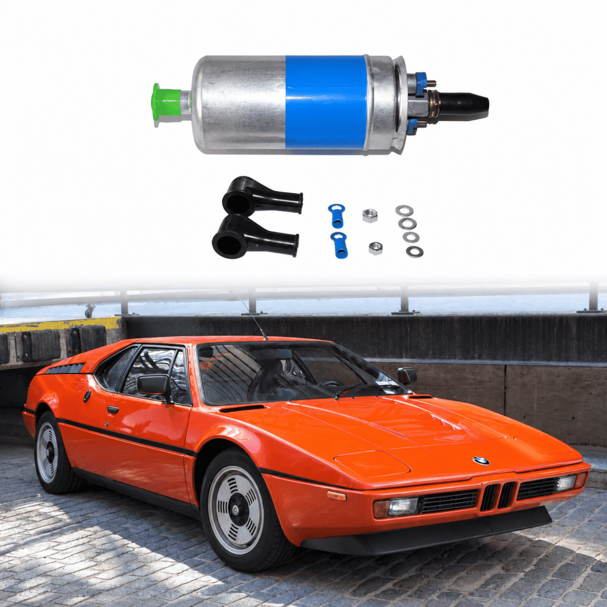 Image of electric fuel pump for BMW M1 M3 petrol models 1978-1981