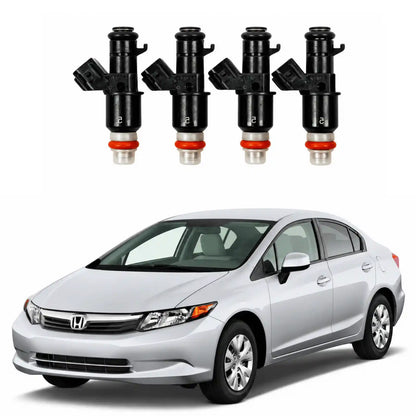 Image of Honda Civic fuel injector set of 4, part number 16450-RNA-A01