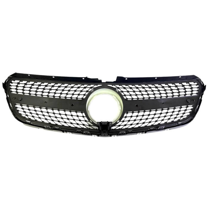 image of Mercedes Benz V Class W447 Diamond Chrome Front Grille Upgrade 169 C