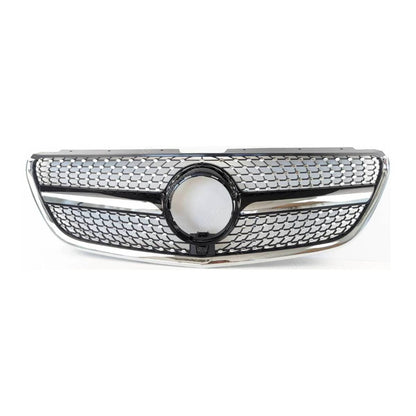 For Mercedes V-Class W447 V250 220 MPV Compatible front Bumper Diamond Black Grille 2015-22