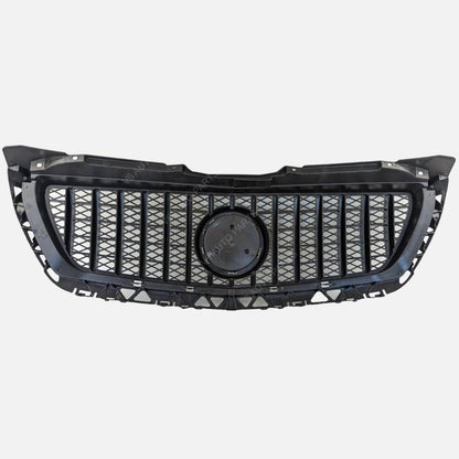 GT Panamericana Style Front Bumper Grille for Mercedes-Benz Sprinter 313 W906 (2013–2018 Facelift) – Gloss Black Radiator Grille Replacement