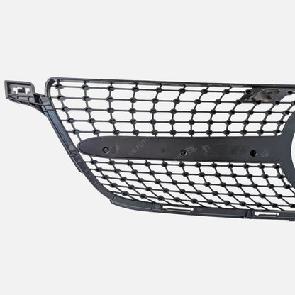 For Mercedes M‑Class W166 ML300/320/400 Front Radiator Grille (2012–2016) – Diamond Chrome