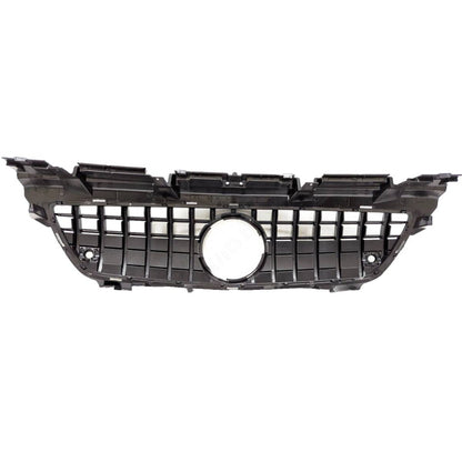 Front Black Panamericana GT-R Replacement Grille for Mercedes SLK-Class R172 (2011-2016) AMG Style, Distronic Compatible