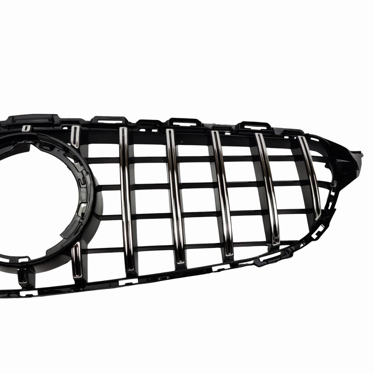 Front Radiator Panamericana Chrome Grille – Mercedes C‑Class A205 C300 C180d C43 GTR (2018–2020)