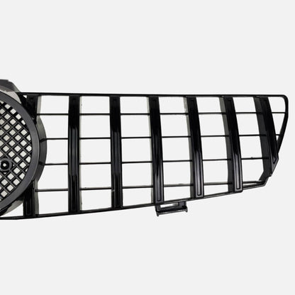 For Mercedes CLS-Class W219 GT Front Grille – Gloss Black Radiator Grill Upgrade (2005–2008)