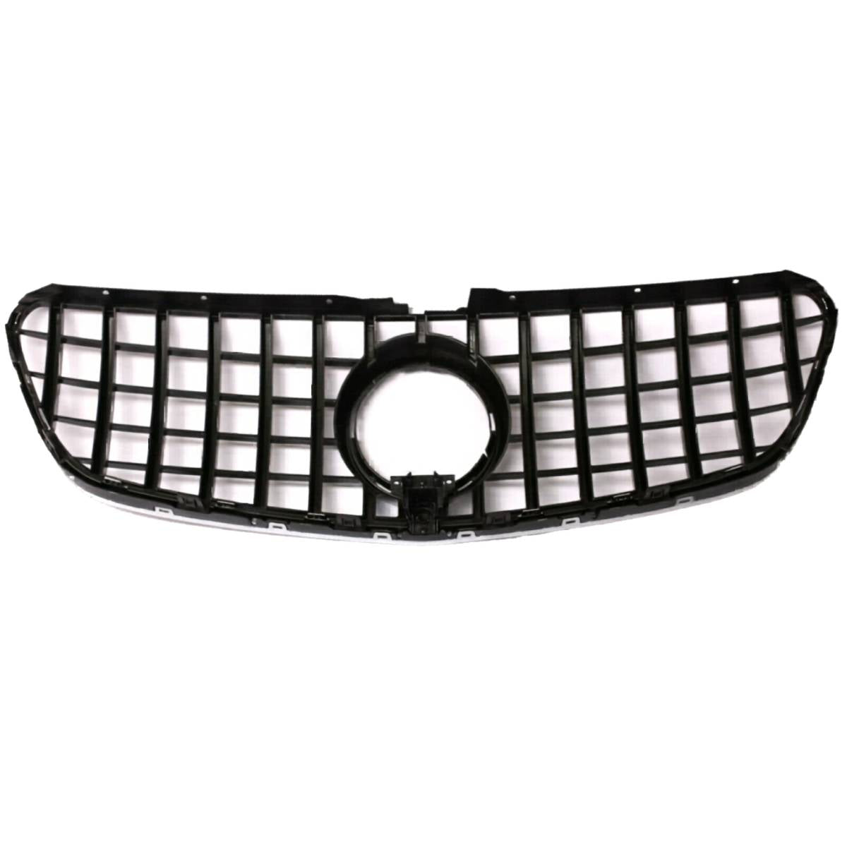 For Mercedes V-Class V250/V260 GT Grille – Black Slats Chrome Panamericana (2015–2023)