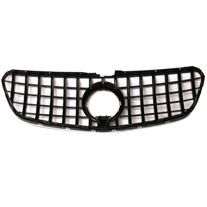 For Mercedes V-Class V250/V260 GT Grille – Black Slats Chrome Panamericana (2015–2023)