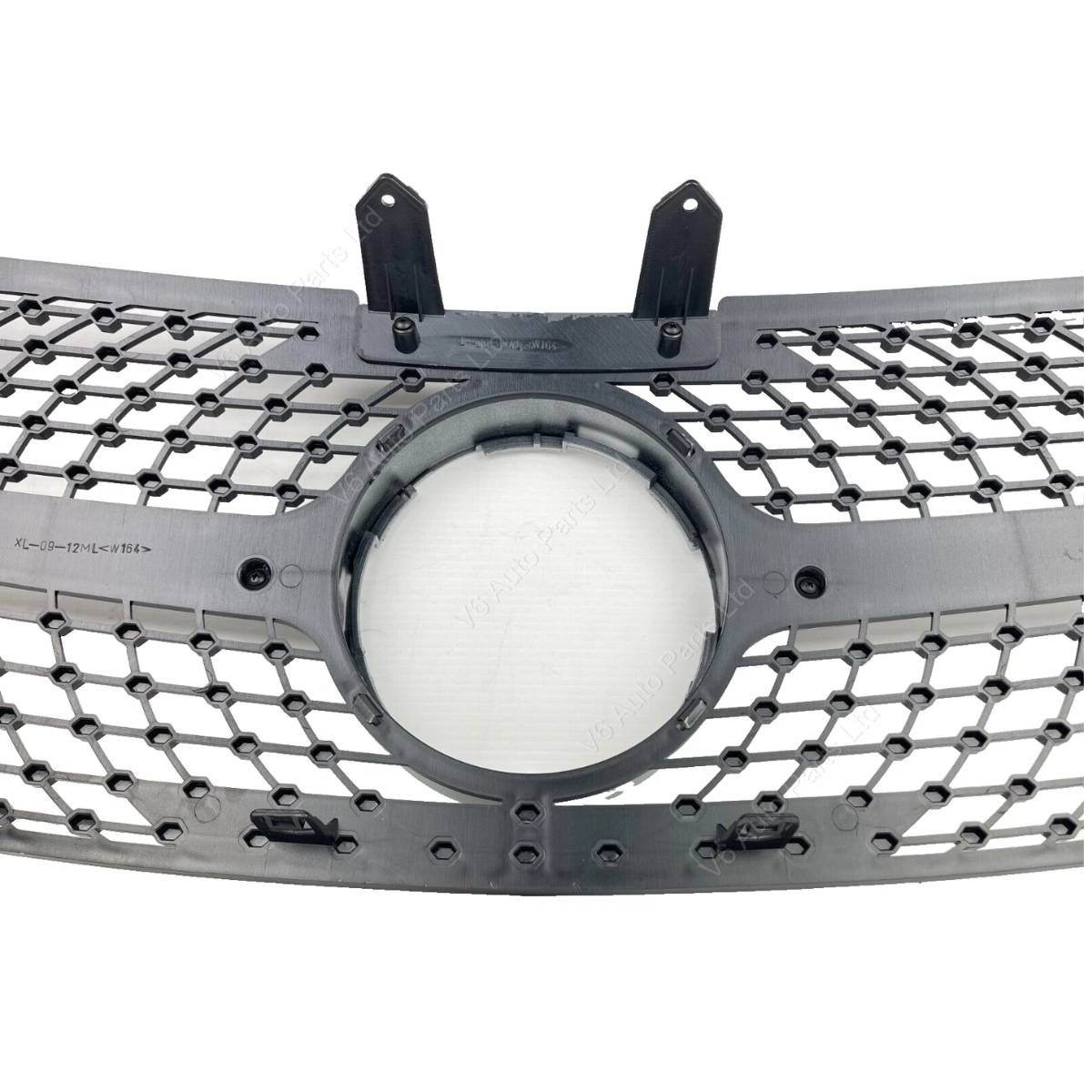 Front Bumper Diamond Black Grille – Fits Mercedes-Benz M-Class W164 (2009–2012 ML320)