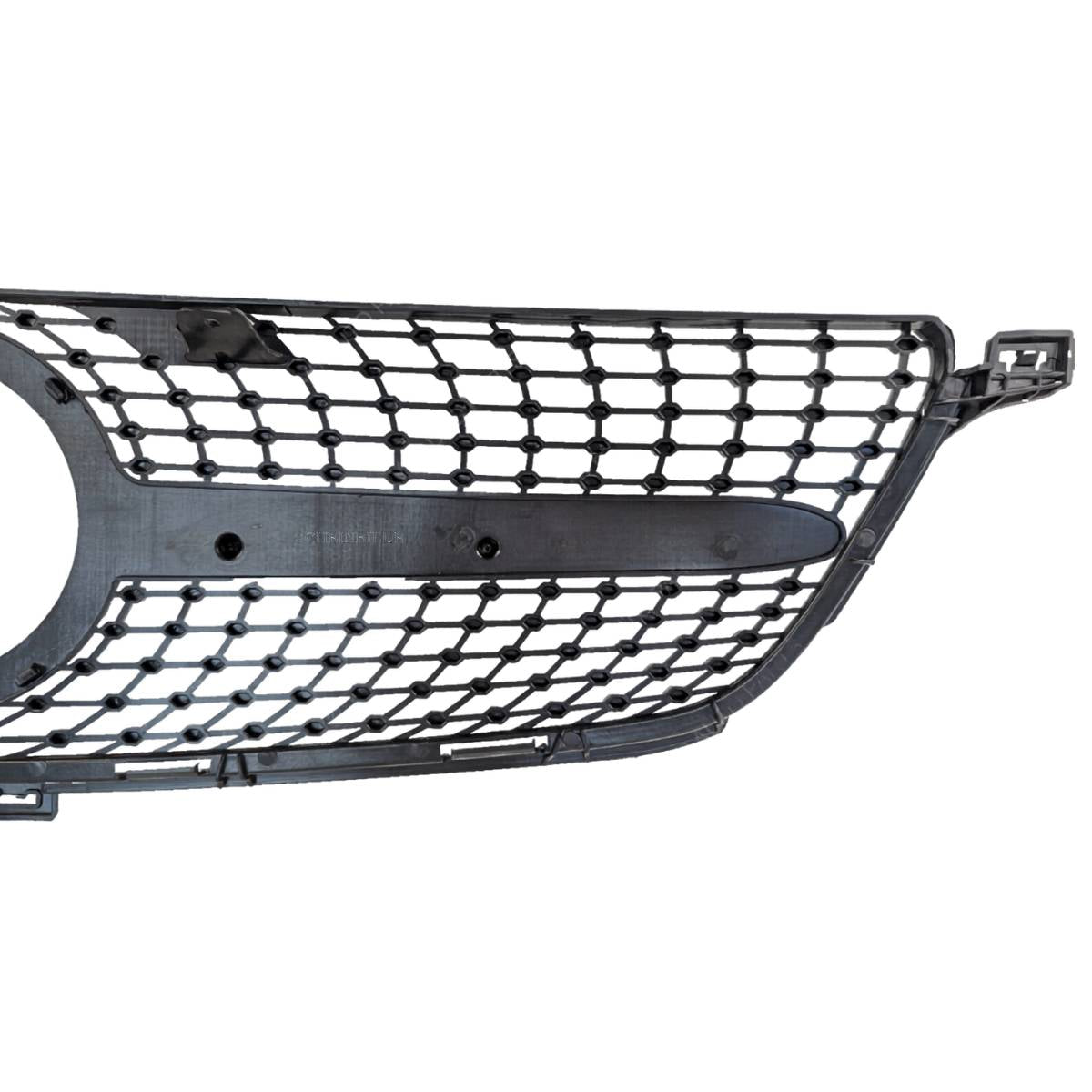 For Mercedes M‑Class X166 ML63 AMG Front Radiator Diamond Grille Black Chrome (2011–2016)