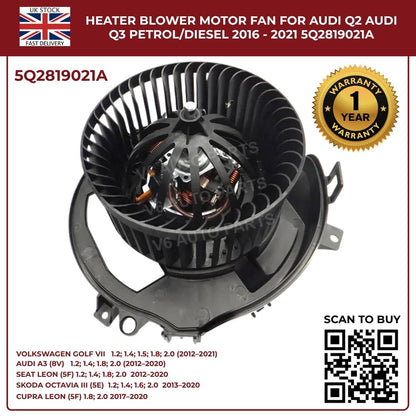 image of Skoda Superb III 2015-2021 Heater Fan Motor 5Q2819021A
