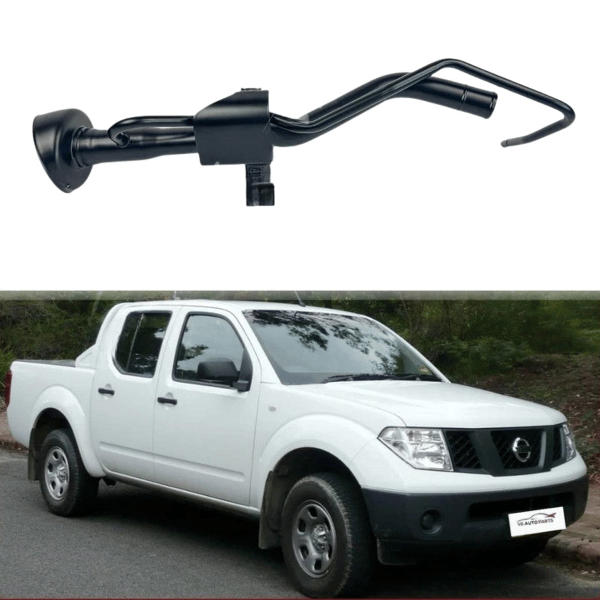 Image of Nissan Navara NP300 fuel filler neck pipe, part number 77221-EB400