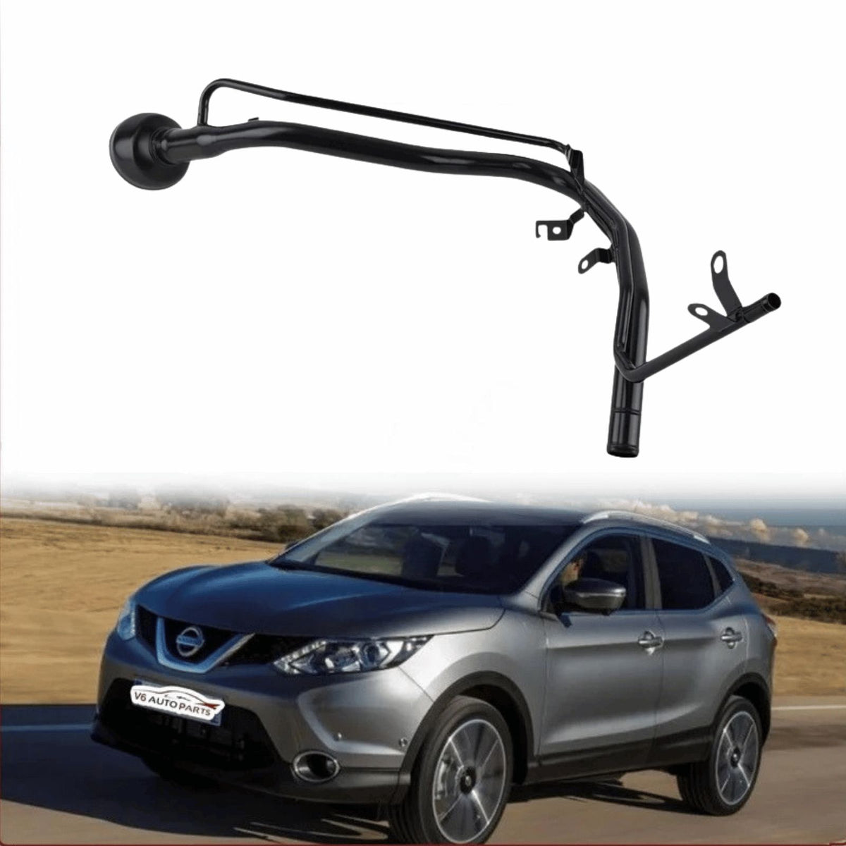 Image of 17221-JD000 fuel tank filler neck for Nissan Qashqai +2 2007–2013