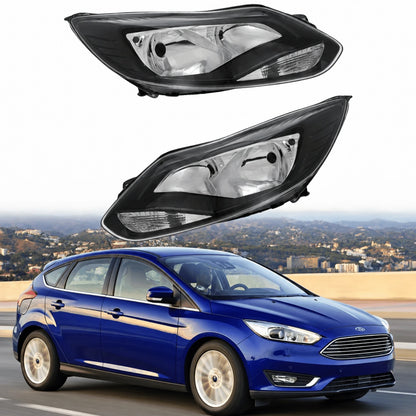 Image of Ford Focus Mk3 RHD Replacement Headlight Pair – 1735199