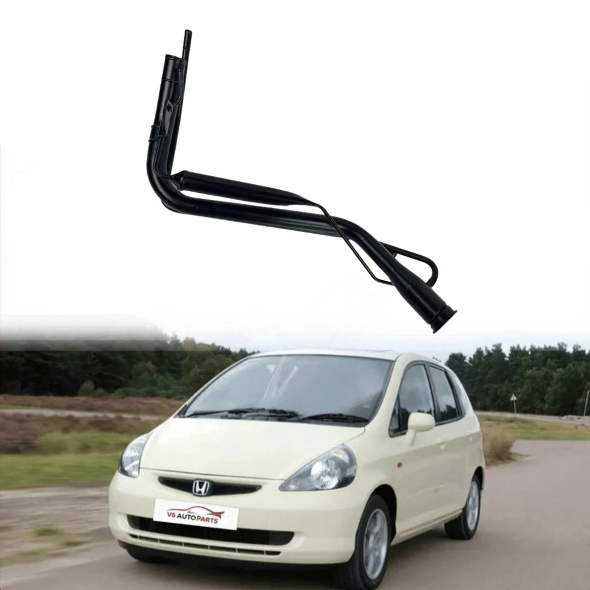 Image of Honda City fuel filler neck pipe, OEM ref 17660-SEL-P01
