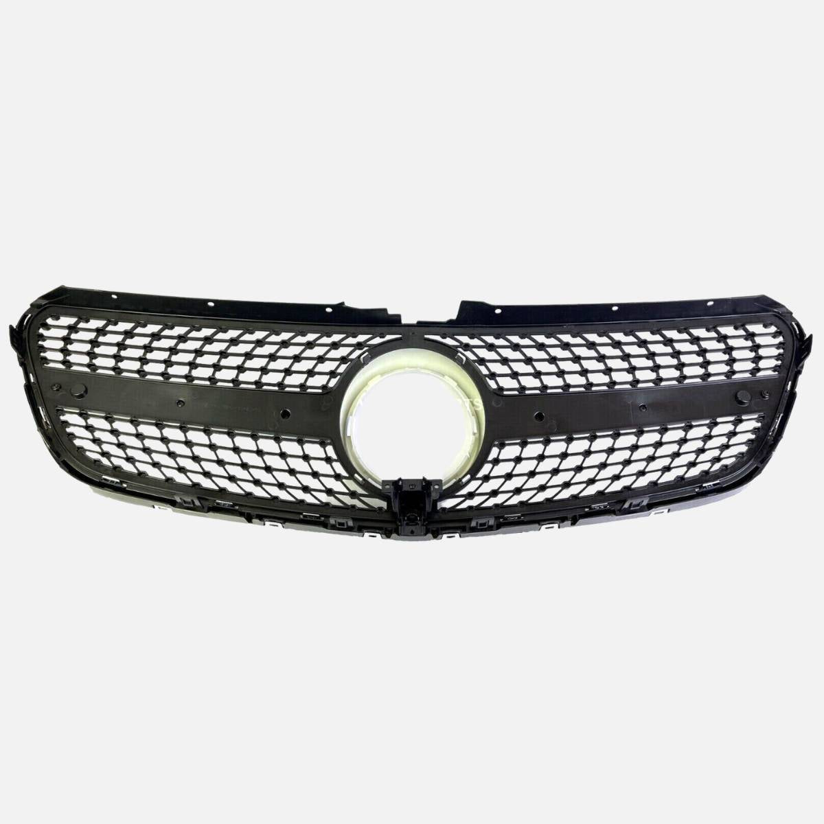 For Mercedes V-Class W447 V260 Chrome Diamond Front Radiator Grille (2015–2023)