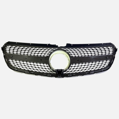 For Mercedes V-Class W447 V260 Chrome Diamond Front Radiator Grille (2015–2023)