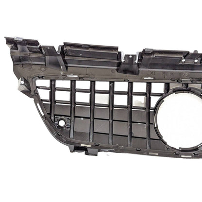 Front Black Panamericana GT-R Replacement Grille for Mercedes SLK-Class R172 (2011-2016) AMG Style, Distronic Compatible