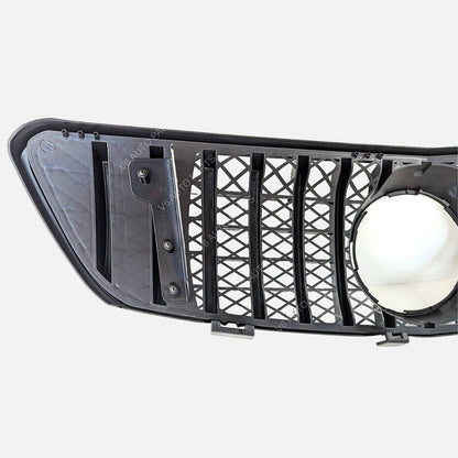 For Mercedes R-Class W251 AMG R300L Panamericana GT Front Bumper Grille – Gloss Black (2006–2010)