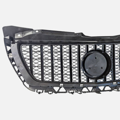 GT Panamericana Style Front Bumper Grille for Mercedes-Benz Sprinter 313 W906 (2013–2018 Facelift) – Gloss Black Radiator Grille Replacement