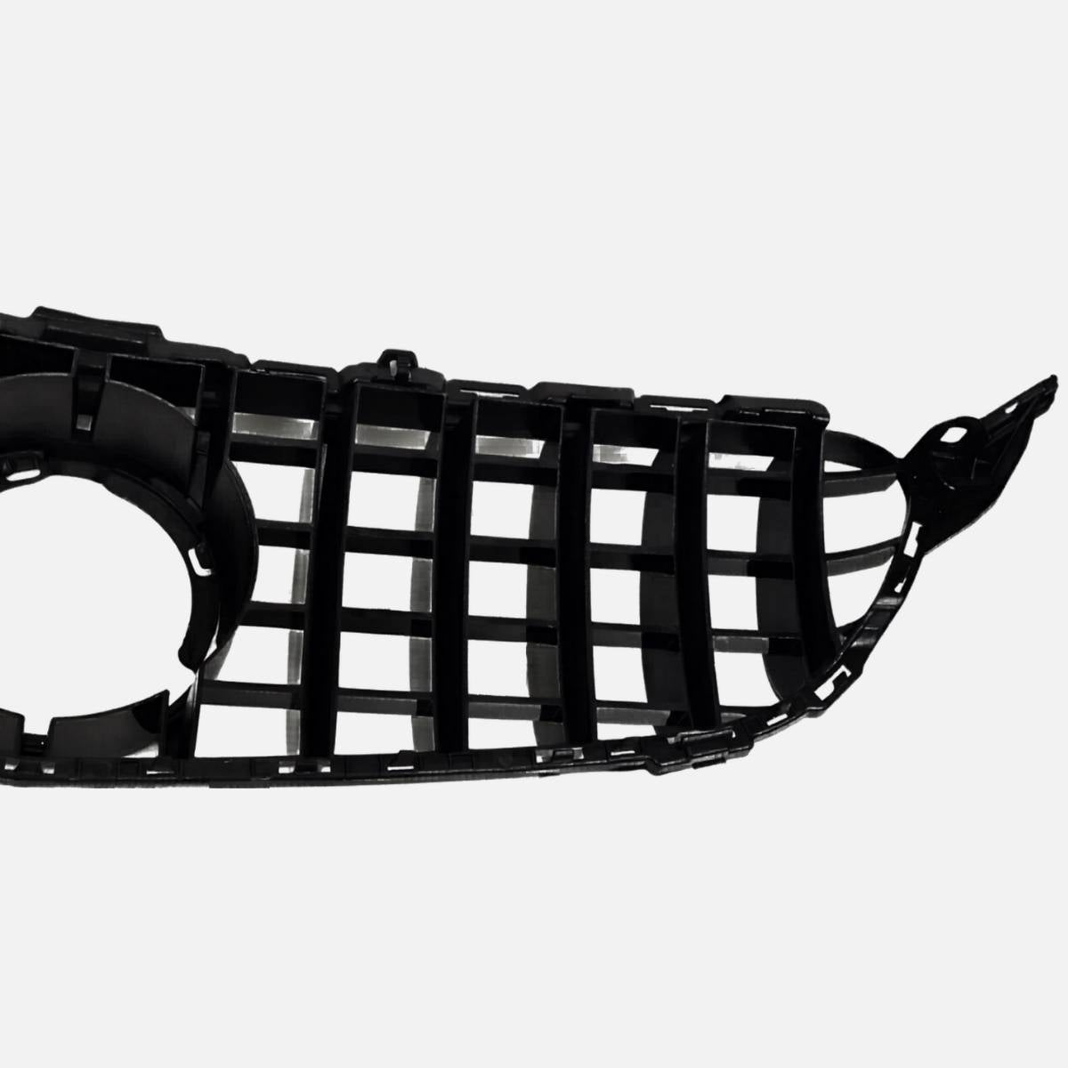 Front Bumper Panamericana Gloss Black Grille – Mercedes C‑Class S205 (2018–2020 C43 AMG)