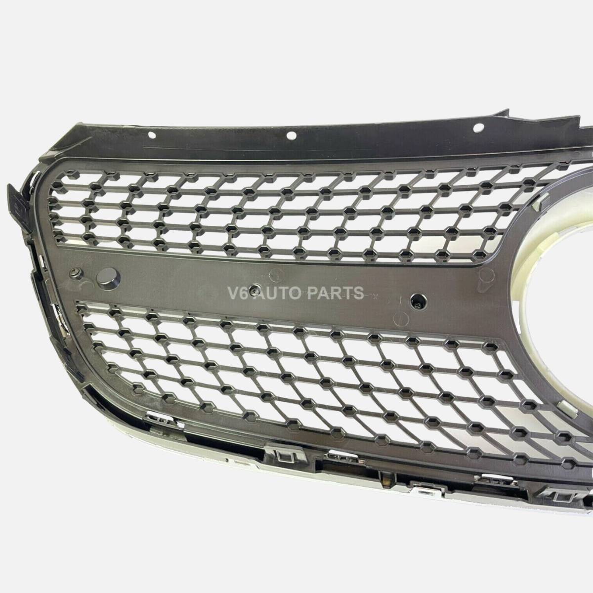 For Mercedes V-Class W447 V260 Chrome Diamond Front Radiator Grille (2015–2023)