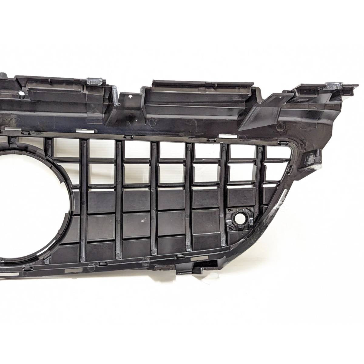 Front Black Panamericana GT-R Replacement Grille for Mercedes SLK-Class R172 (2011-2016) AMG Style, Distronic Compatible