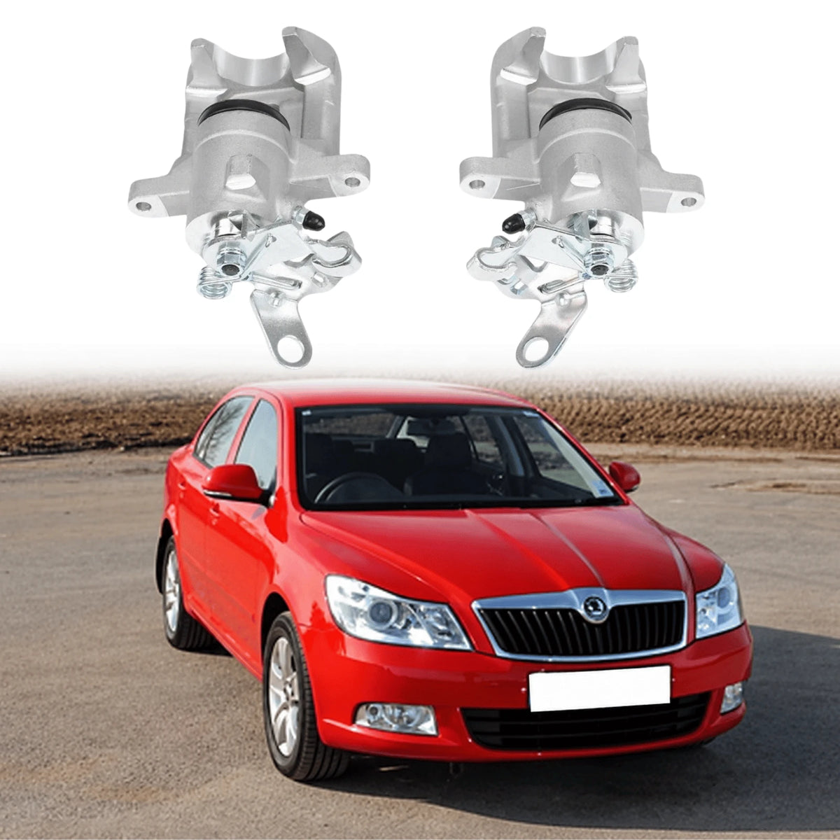 Image of VW Golf MK5 MK6 Rear Brake Caliper Pair 1K0615424A