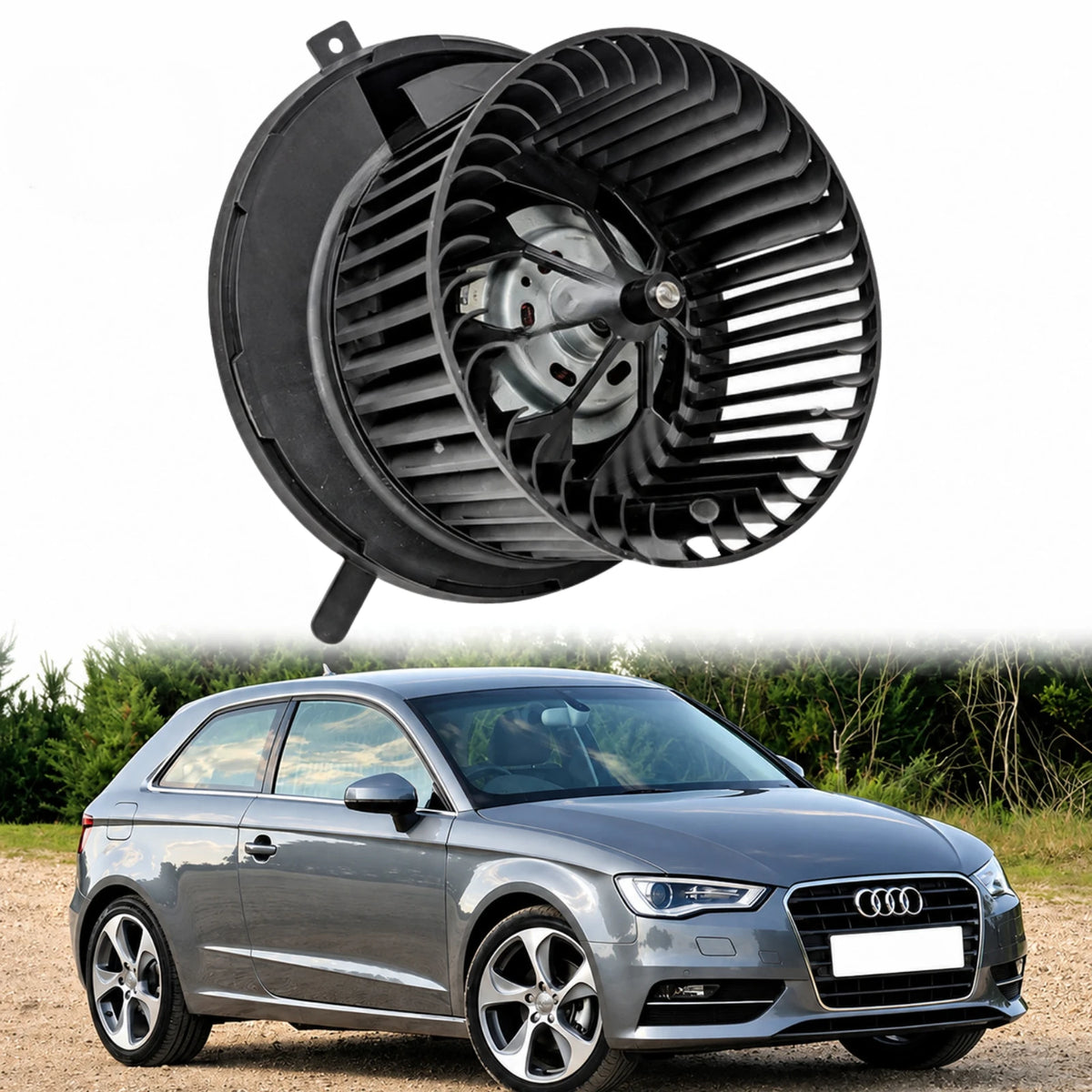 Image of Replacement Blower Motor Fan 1K2819015 for VW Tiguan and Touran