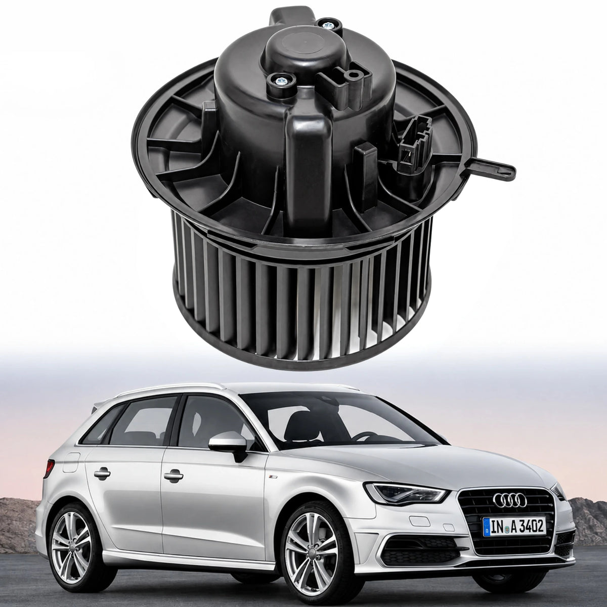 Image of Replacement Blower Motor Fan 1K2819015 for VW Tiguan and Touran