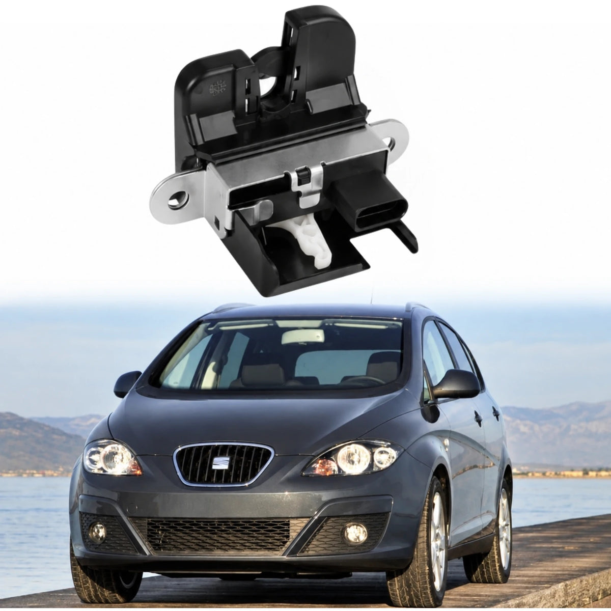 image of VW Touran Tailgate Boot Lock Latch Replacement 1K6827505E