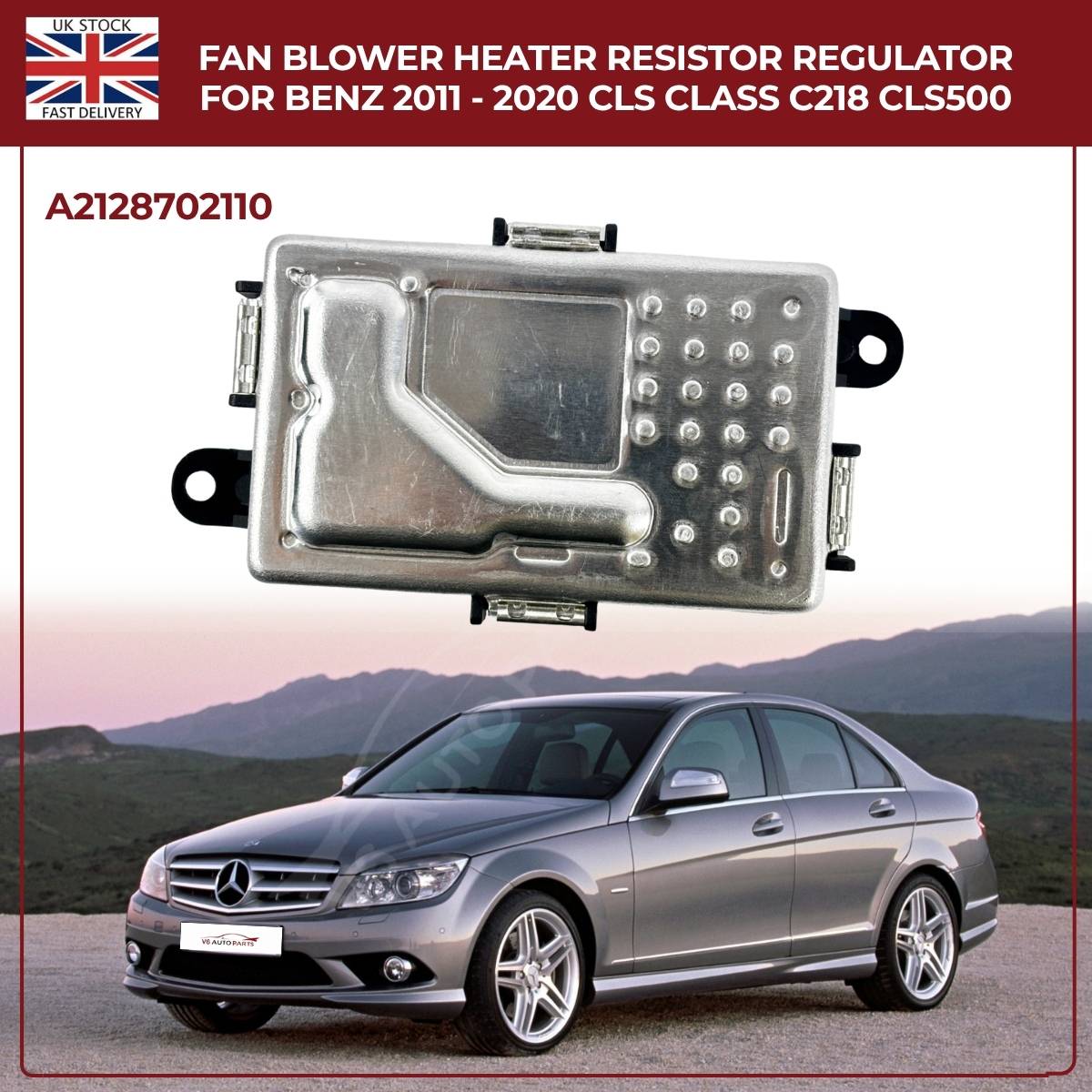 Mercedes-Benz Fan Blower Heater Regulator A2128702110 | Fits CLS-Class C218/W218 (2011–2020)