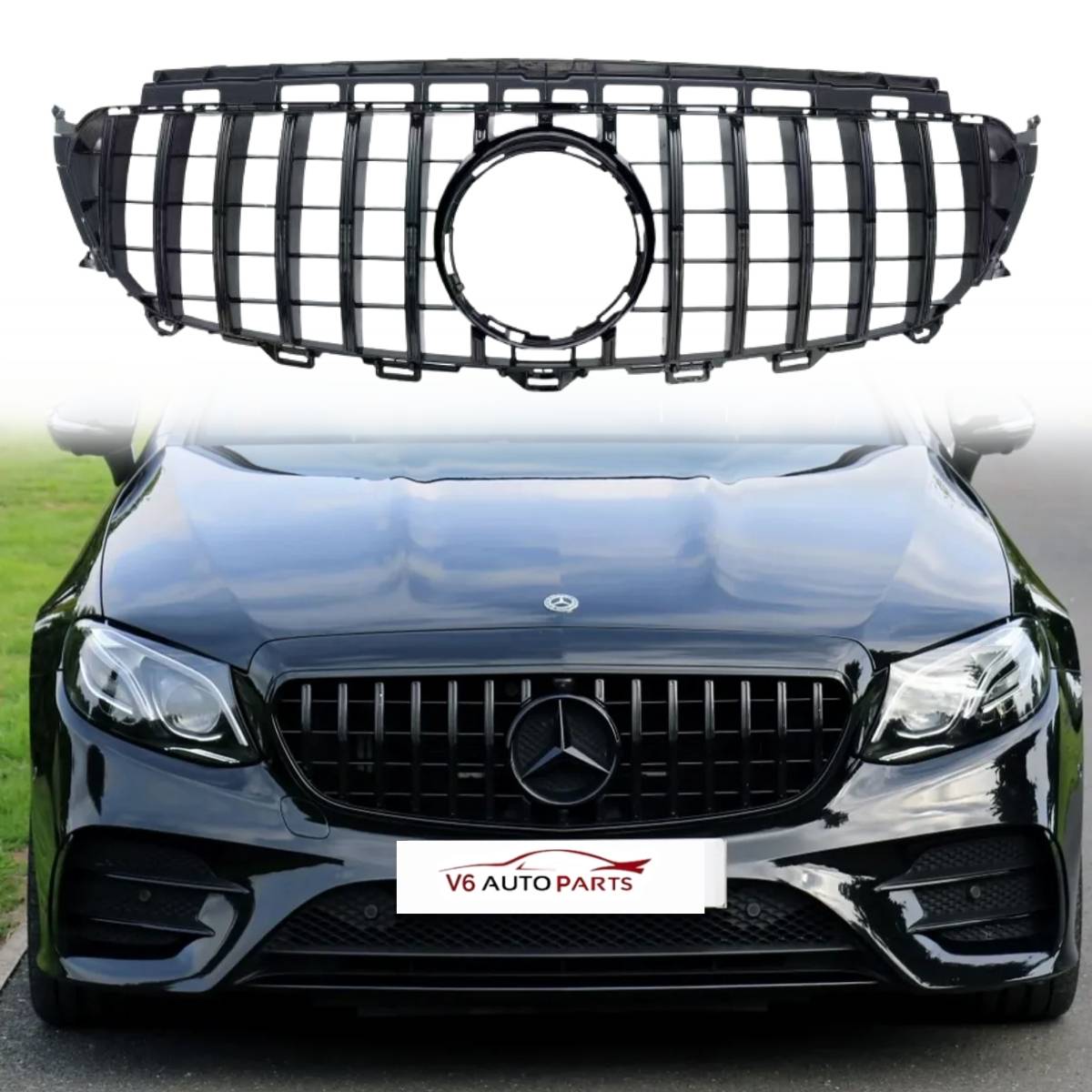 Kühlergrill vorne für Mercedes 2016–2020 Benz E-Klasse W213 Panamericana GT 