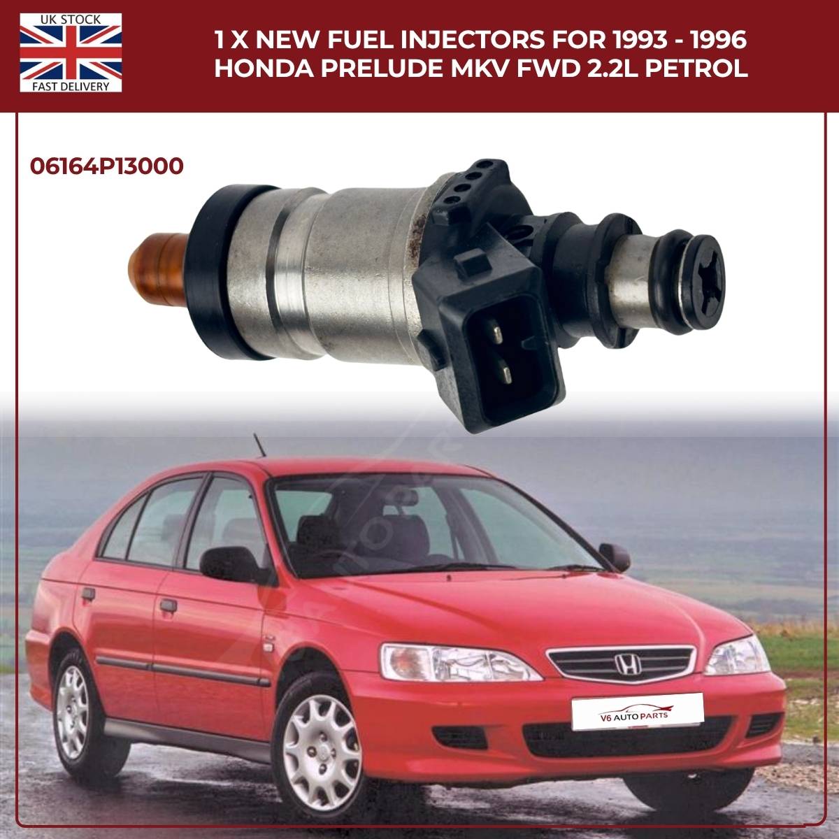 Fuel Injector  For Honda Prelude MKV (1993–1996)– FWD 2.2L Petrol | OEM Direct Fit Replacement