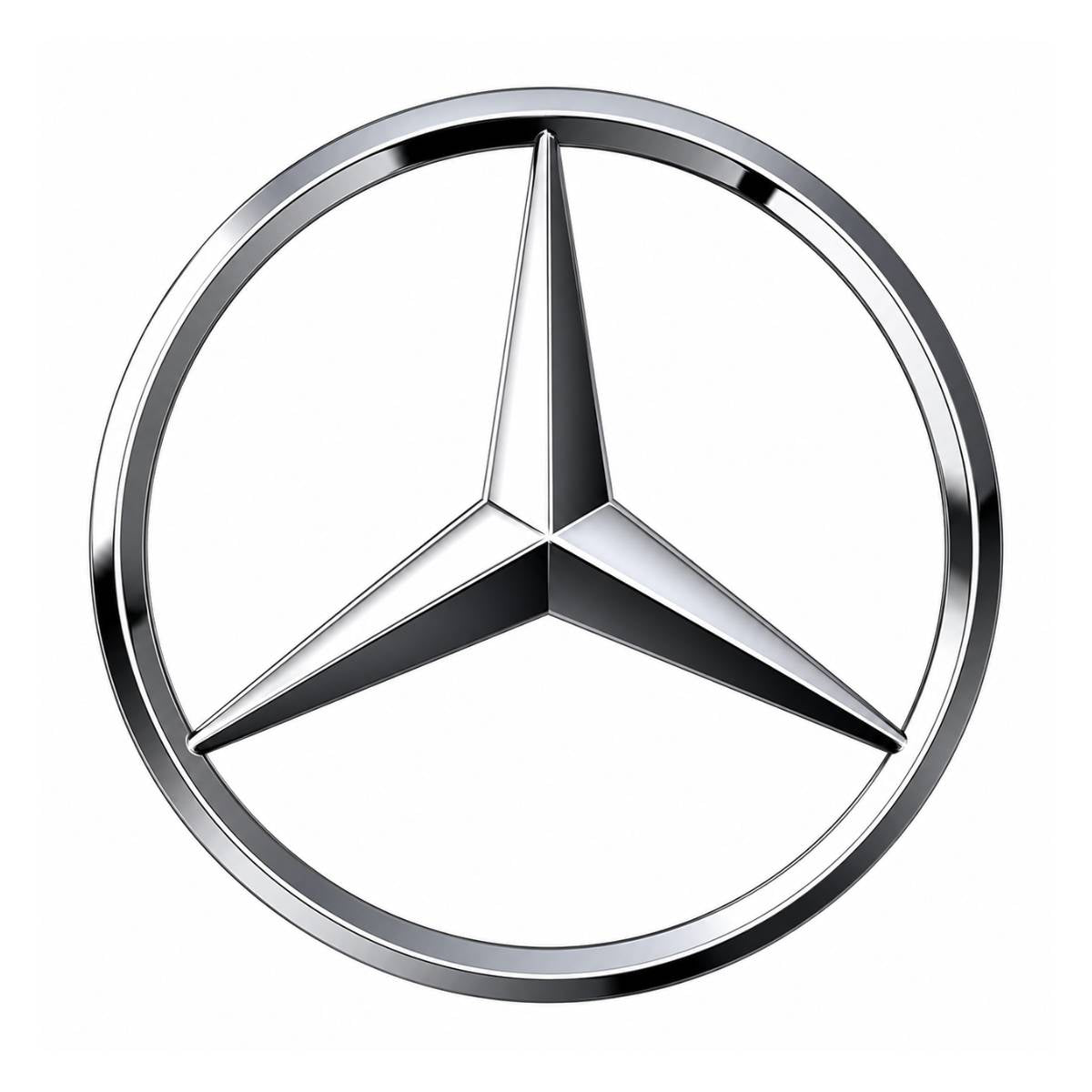 Mercedes M-Class W164 Front Grille Emblem Chrome Badge (2005–2008 ML250/280/300)