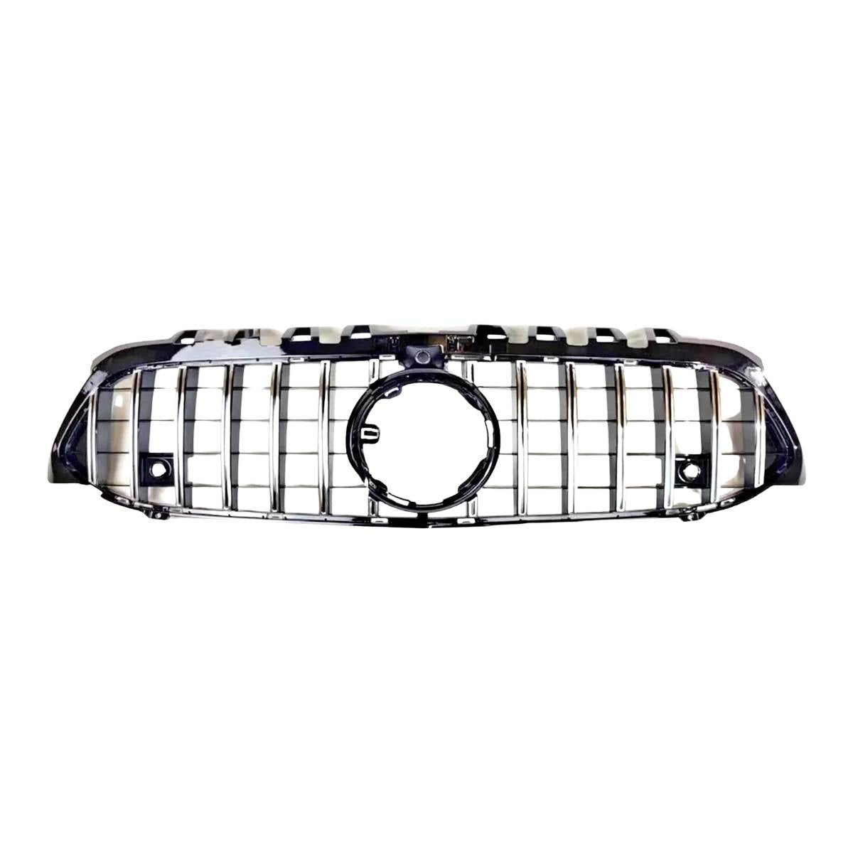 Mercedes‑Benz A‑Class W177/V177  Chrome Slats  GT Panamericana Front Radiator Grille – Fits A180, A200 (2018‑2023, Facelift, AMG Line)