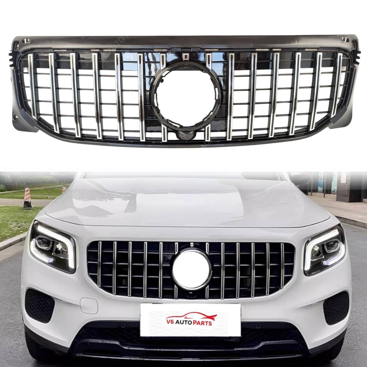 Mercedes-Benz GLB-Class X247 Panamericana Front Radiator Grille (2019–2024) – AMG Line GT | GLB180 GLB200 GLB220 GLB250 GLB35