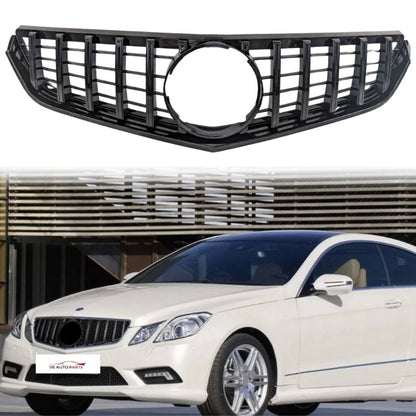 GT Design Front Radiator Grille – Mercedes-Benz E-Class W207 (2009–2013) | Fits E200, E220CDI, E500 | AMG Style Black Slats