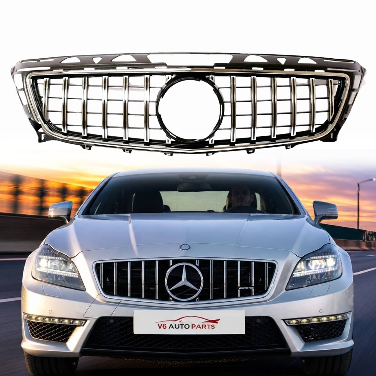 Vorderer Kühlergrill 2011–2014 Mercedes Benz CLS-Klasse C218 CLS350 Panamericana