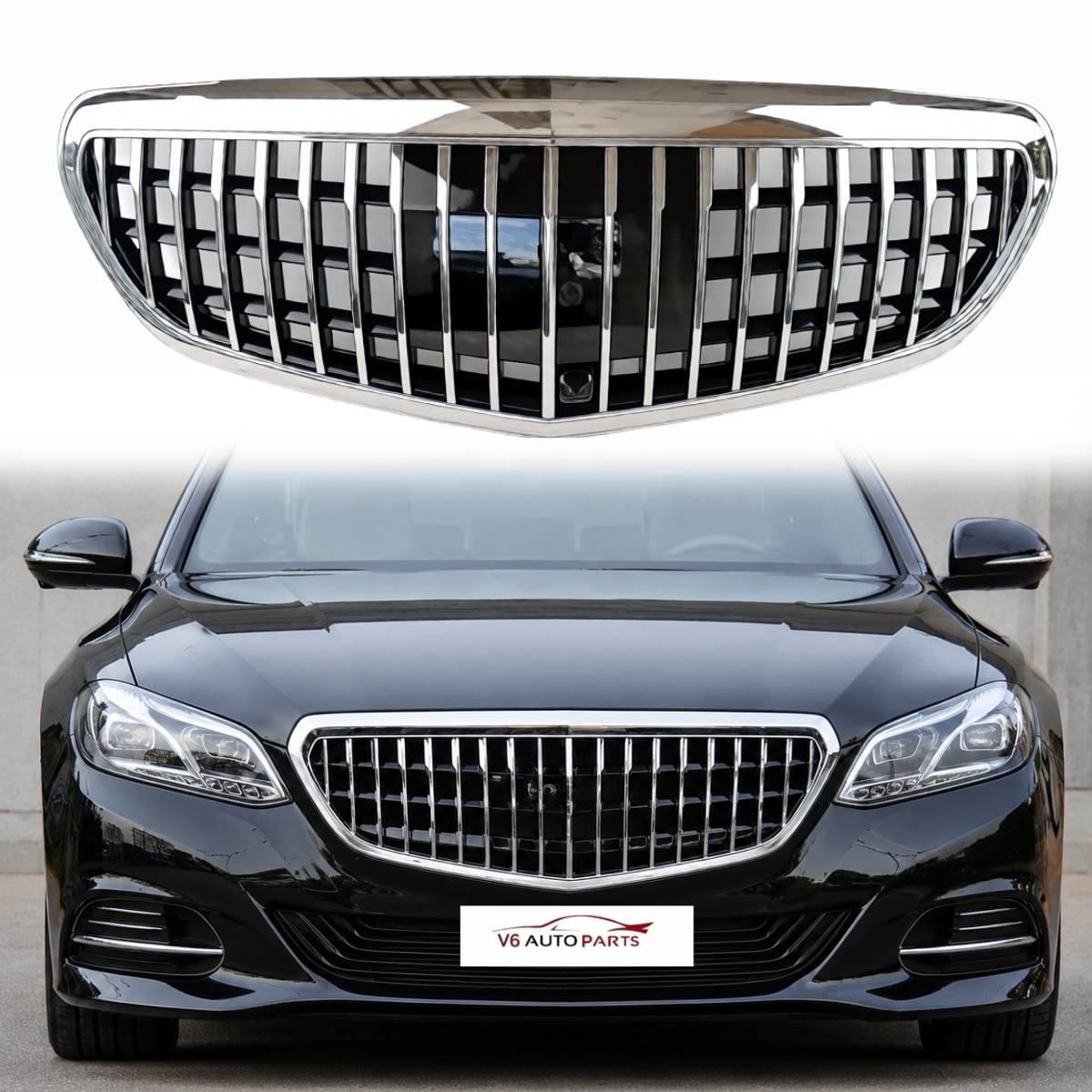 Frontstoßstangengrill für 2013–2016 Mercedes Benz E-Klasse W212 400 Maybach Facelift