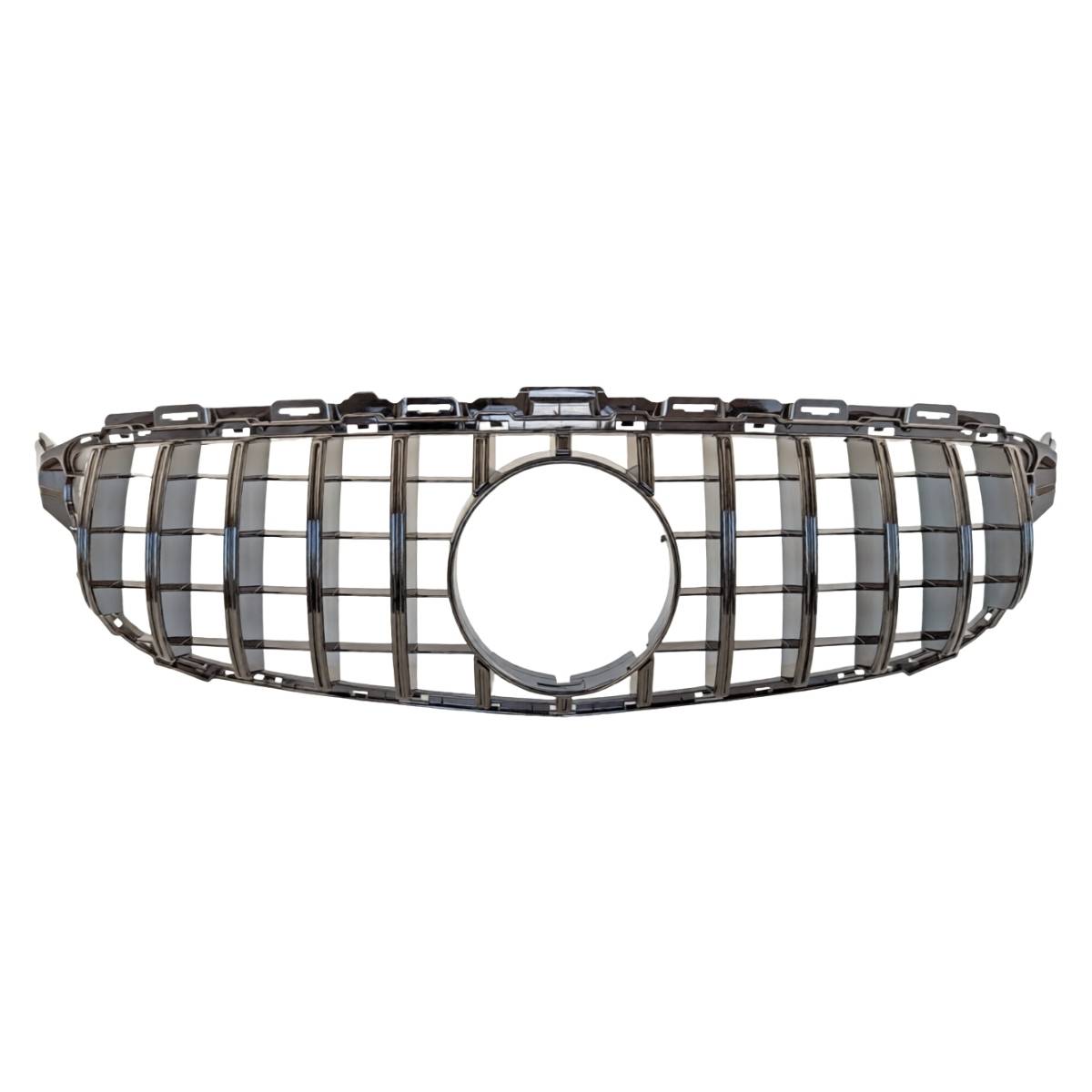Mercedes Benz C-Class A205 C200d / C300 (2016–2018) Front Radiator Gloss Black Grille – Premium Replacement