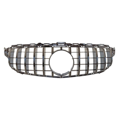 Mercedes Benz C-Class A205 C200d / C300 (2016–2018) Front Radiator Gloss Black Grille – Premium Replacement