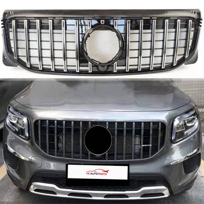 Front Radiator Grille Panamericana Style – Fits Mercedes GLB‑Class X247 180d / 220d (2019–2023)